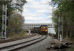 CSX 212 leads train F741-25 at CP Capital